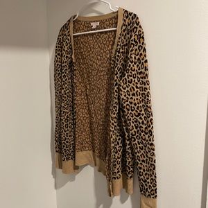 Leopard cardigan
